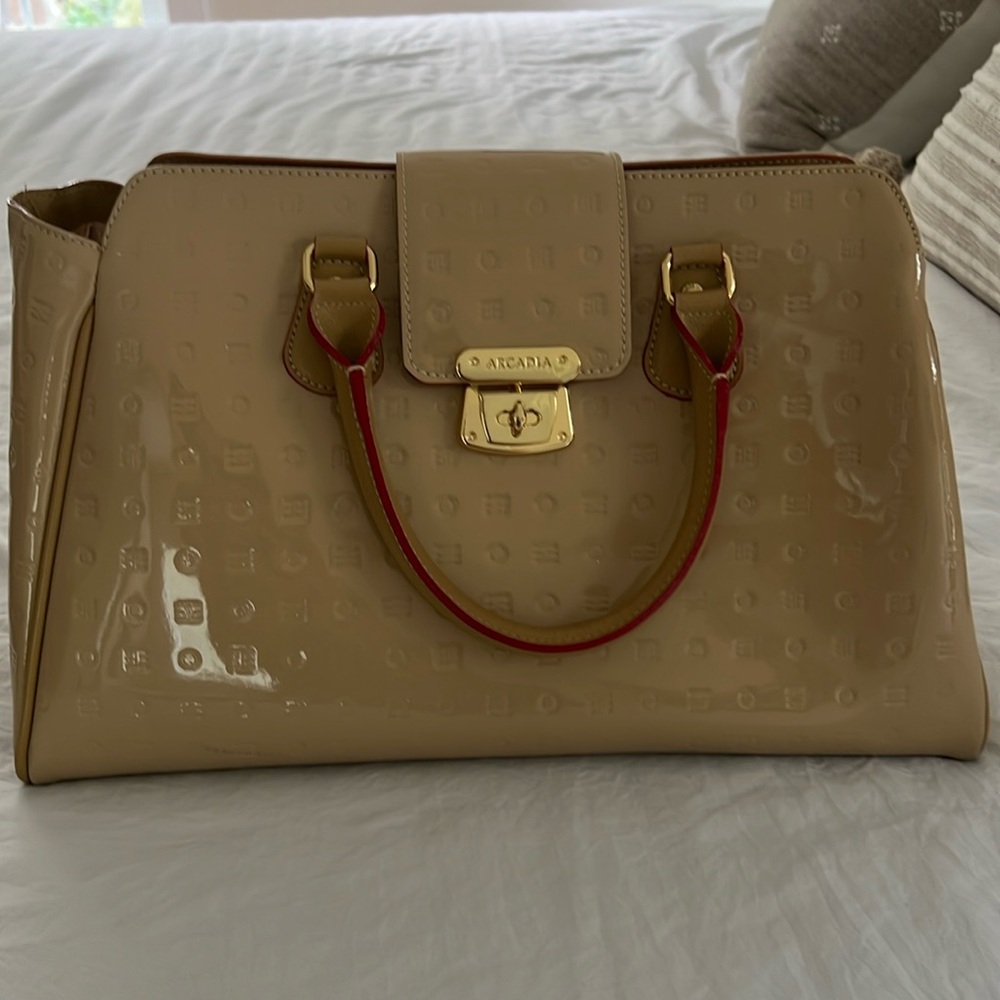 Arcadia Patent Leather Bag
